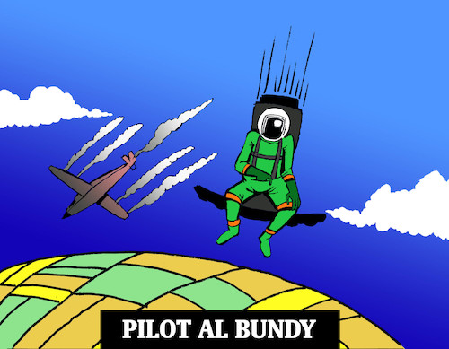 Cartoon: Pilot Al Bundy... (medium) by berk-olgun tagged pilot,al,bundy