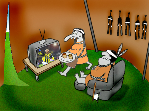Cartoon: porkon.. (medium) by berk-olgun tagged porkon