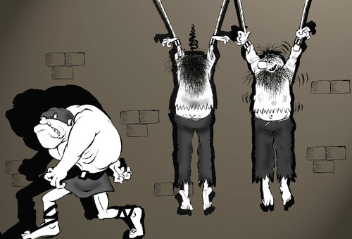 Cartoon: Punishment... (medium) by berk-olgun tagged punishment