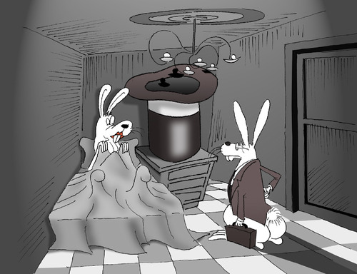 Cartoon: Rabbit... (medium) by berk-olgun tagged rabbit