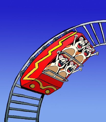 Cartoon: Roller Coaster... (medium) by berk-olgun tagged roller,coaster