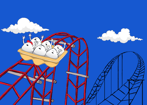 Cartoon: Roller Coaster... (medium) by berk-olgun tagged roller,coaster