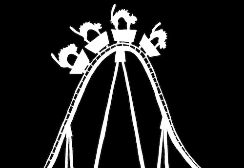 Cartoon: Roller Coaster... (medium) by berk-olgun tagged roller,coaster