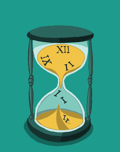 Cartoon: Sand Clock... (medium) by berk-olgun tagged sand,clock