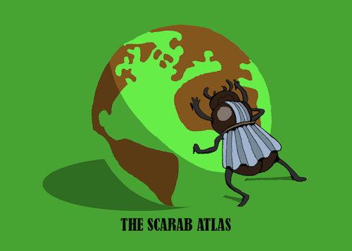 Cartoon: Scarab... (medium) by berk-olgun tagged scarab