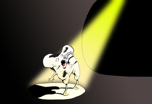 Cartoon: Seeing the Light... (medium) by berk-olgun tagged dentist