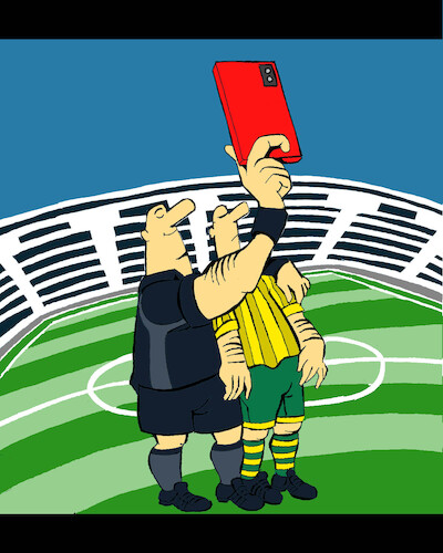 Cartoon: Selfie... (medium) by berk-olgun tagged selfie