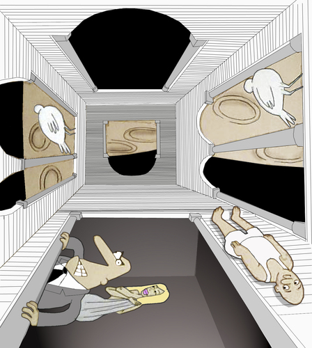 Cartoon: Special thanks to Escher.. (medium) by berk-olgun tagged escher