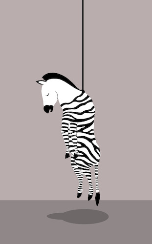 Cartoon: Suicide... (medium) by berk-olgun tagged suicide