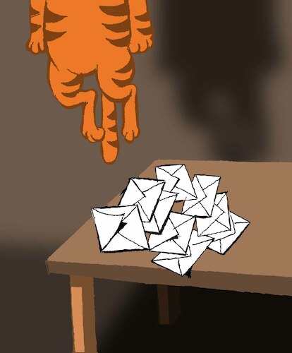 Cartoon: Suicide Letters... (medium) by berk-olgun tagged suicide,letters