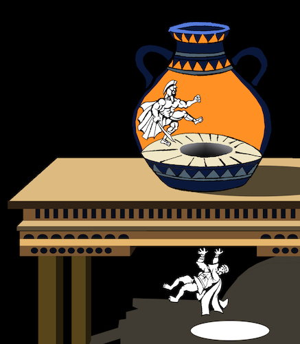 Cartoon: The 300 Spartans (medium) by berk-olgun tagged the,300,spartans