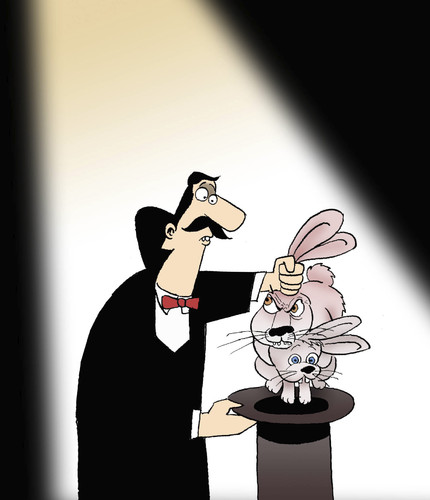 Cartoon: The Rabbit... (medium) by berk-olgun tagged the,rabbit