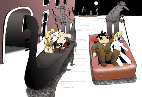 Cartoon: The Rubber Boat Gondol... (medium) by berk-olgun tagged the,rubber,boat,gondol