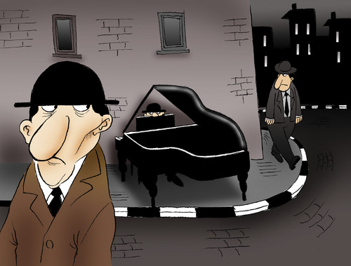 Cartoon: THE SPY... (medium) by berk-olgun tagged the,spy