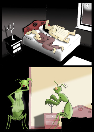 Cartoon: The Unlucky Metamorphosis... (medium) by berk-olgun tagged metamorphosis