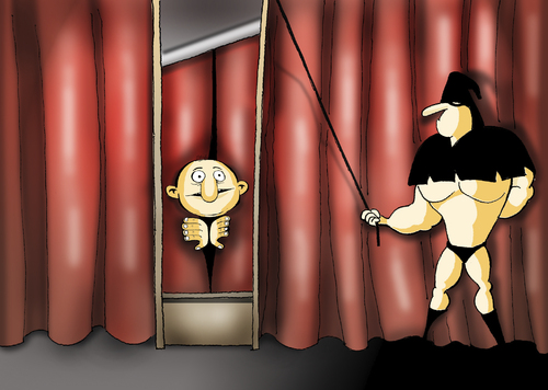 Cartoon: Theatre Play... (medium) by berk-olgun tagged theatre,play