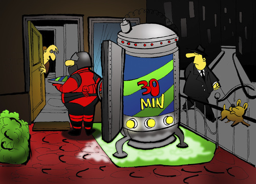 Cartoon: Time Machine... (medium) by berk-olgun tagged time,machine