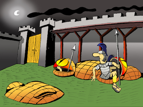Cartoon: Trojan Alligator... (medium) by berk-olgun tagged trojan,alligator