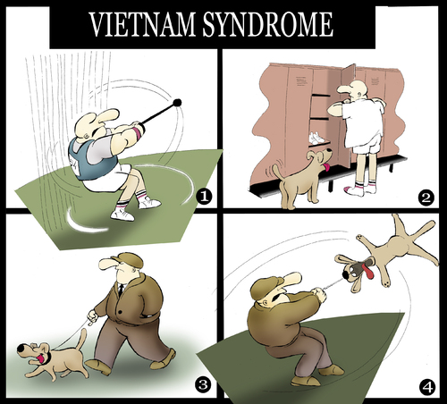 Cartoon: VIETNAM SYNDROME... (medium) by berk-olgun tagged vietnam,syndrome