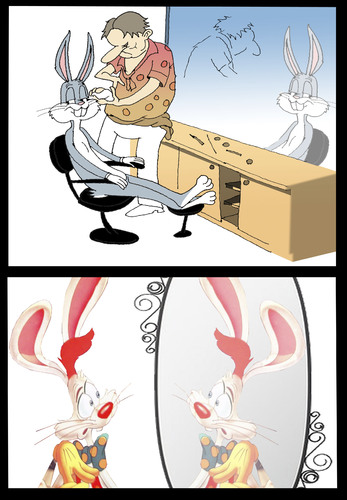 Cartoon: Who Framed Roger Rabbit... (medium) by berk-olgun tagged who,framed,roger,rabbit