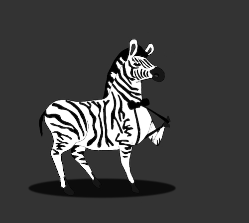 Cartoon: Zebra... (medium) by berk-olgun tagged zebra