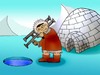Cartoon: Angry Eskimo.. (small) by berk-olgun tagged angry,eskimo