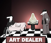 Cartoon: Art Dealer... (small) by berk-olgun tagged art,dealer