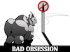 Cartoon: Bad Obsession... (small) by berk-olgun tagged bad,obsession