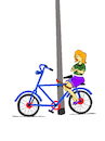 Cartoon: Bicycle Lock... (small) by berk-olgun tagged bicycle,lock