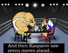 Cartoon: Boxing Chess... (small) by berk-olgun tagged boxing,chess