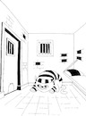 Cartoon: Cat Prison... (small) by berk-olgun tagged cat,prison