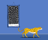 Cartoon: Cheetah and the Winter... (small) by berk-olgun tagged cheetah,and,the,winter