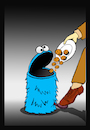 Cartoon: Cookie Monster... (small) by berk-olgun tagged cookie