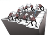 Cartoon: Eschers Joke.. (small) by berk-olgun tagged eschers,joke