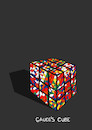 Cartoon: Gaudis Cube... (small) by berk-olgun tagged gaudis,cube