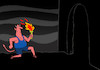 Cartoon: Hell Olympics... (small) by berk-olgun tagged hell,olympics