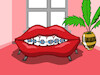 Cartoon: Lip Couch... (small) by berk-olgun tagged lip,couch