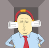 Cartoon: Listening to Wall... (small) by berk-olgun tagged listening,to,wall