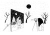 Cartoon: Moon Fiction... (small) by berk-olgun tagged moon,fiction