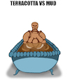Cartoon: Mud Bath... (small) by berk-olgun tagged mud,bath