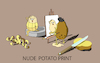 Cartoon: Nude Potato Print... (small) by berk-olgun tagged nude,potato,print