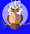 Cartoon: Owl... (small) by berk-olgun tagged owl