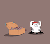 Cartoon: Pantomime Cat... (small) by berk-olgun tagged pantomime,cat