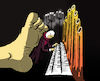 Cartoon: Phantom of the Opera... (small) by berk-olgun tagged phantom,of,the,opera