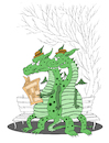 Cartoon: Retired Dragons... (small) by berk-olgun tagged retired,dragons