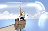 Cartoon: Ship in the Bottle... (small) by berk-olgun tagged ship,in,the,bottle