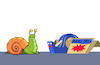 Cartoon: Snail... (small) by berk-olgun tagged snail