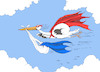Cartoon: Superstork... (small) by berk-olgun tagged superstork