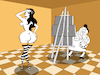 Cartoon: The Painter... (small) by berk-olgun tagged the,painter