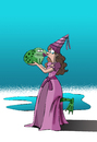Cartoon: The Princess Frog... (small) by berk-olgun tagged the,princess,frog